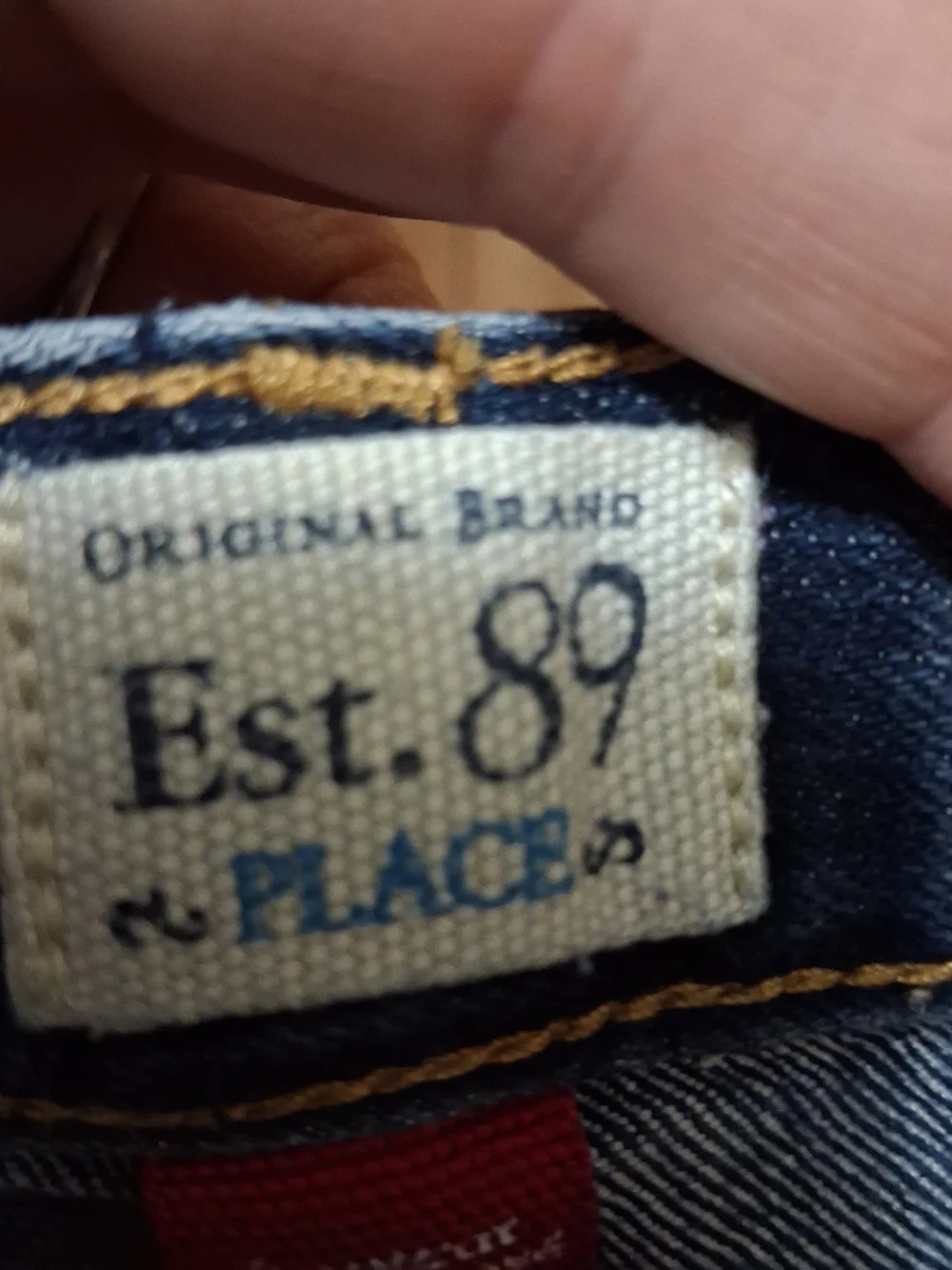 Plus Girl's Blue Bootcut Stretch Jeans Est. 89 Children's Place Size 12 School
